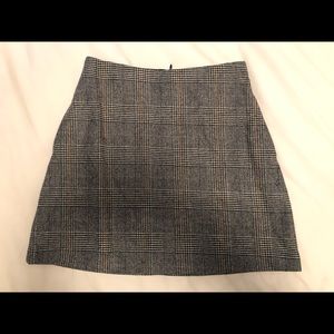 Aritzia Wilfred Plaid Mini Skirt